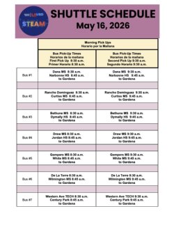 transportation schedule